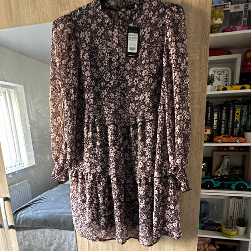 New look black pink floral - new,