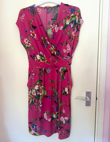 Betty barclay pink floral - barclay, wrap