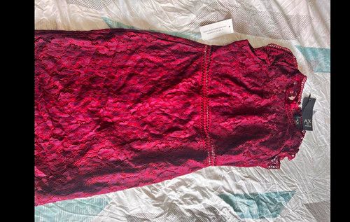 Paris burgundy floral lace - paris,