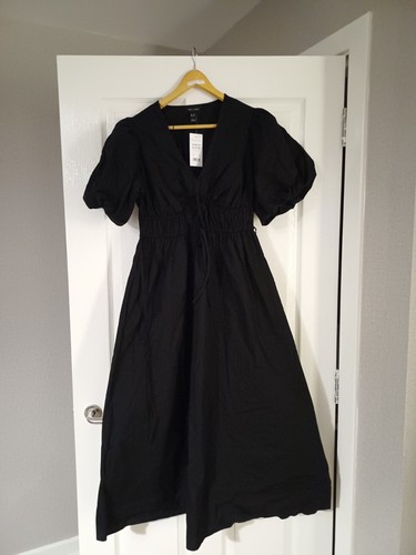 Black new look maxi - dress, size