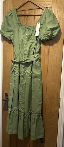 Green roman women dress - green,