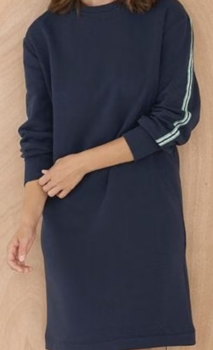 Sweater dress navy color - sweater,