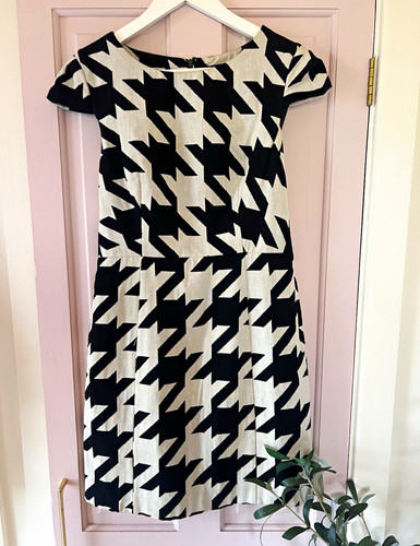 Next black white houndstooth - next, &