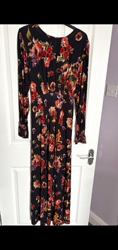 Joe browns black floral maxi - black,