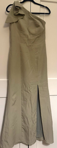 Stacees dusty sage satin one - dusty,