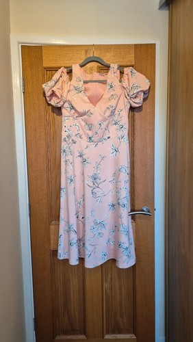 Bodyflirt pink floral midi - pink,