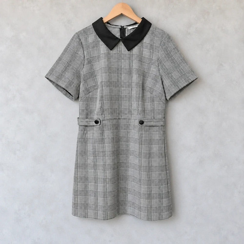 George black white check - black,