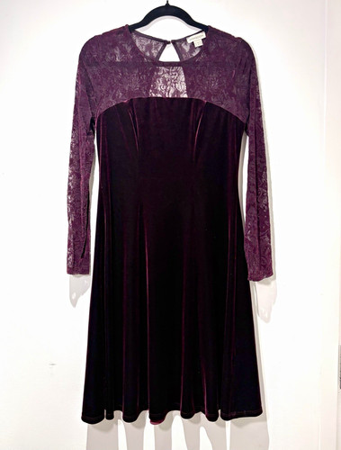 Monsoon purple floral lace - purple,