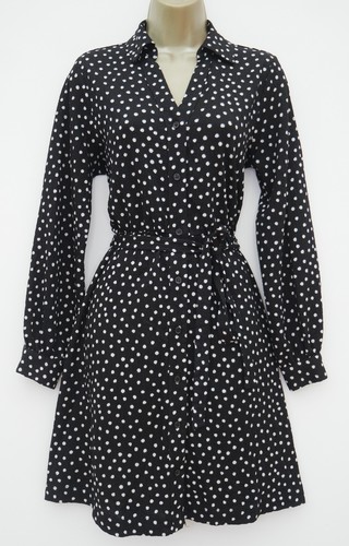 George black white polka - black, dot