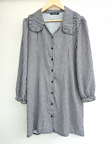 Boohoo black white gingham - boohoo,