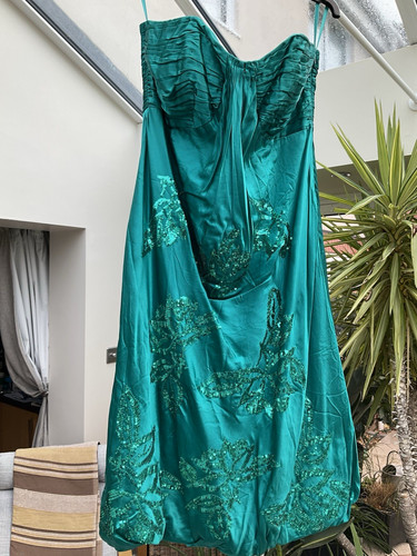 Monsoon strapless silk sequin - strapless,