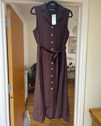 Primark brown collared - primark,