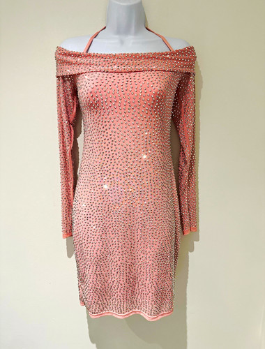 Quiz pink rhinestone - pink,