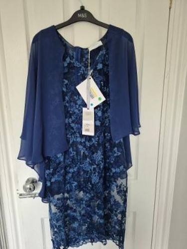 Cobalt blue lace - , dress