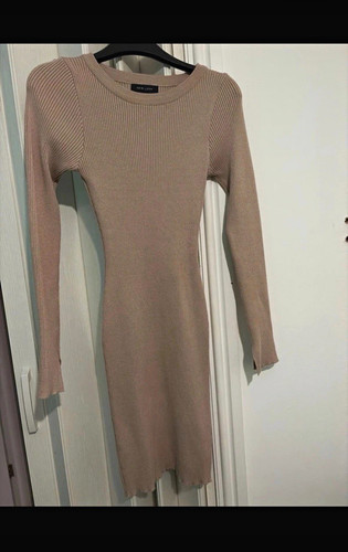 New look beige ribbed - look,