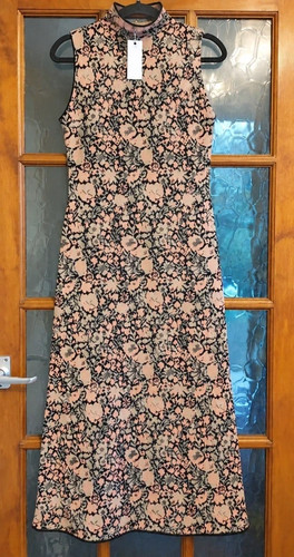 Zara floral jacquard knit maxi - zara,