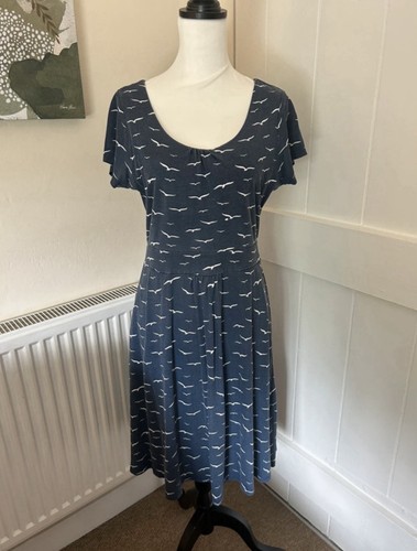 Ladies navy patterned - navy, mountain