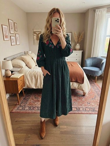 Monsoon romantic dark - romantic, green