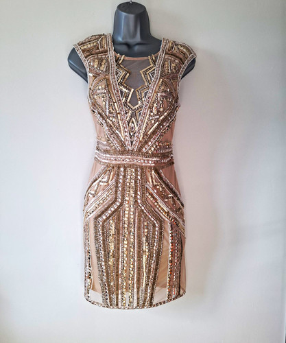 Miss selfridge gold sequin - miss,