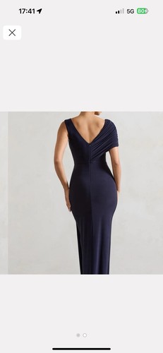 Navy blue maxi - navy,