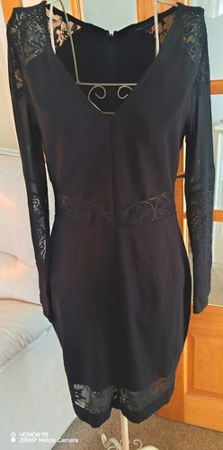 French connection black sheath - black,